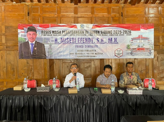 Misery Efendi Dorong Pemprov Percepat Perbaikan Infrastruktur Pascabencana di Dapil Jatim IX