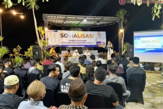 Sri Wahyuni Gelar Sosialisasi Sumber Daya Alam untuk Kesejahteraan Masyarakat Bojonegoro